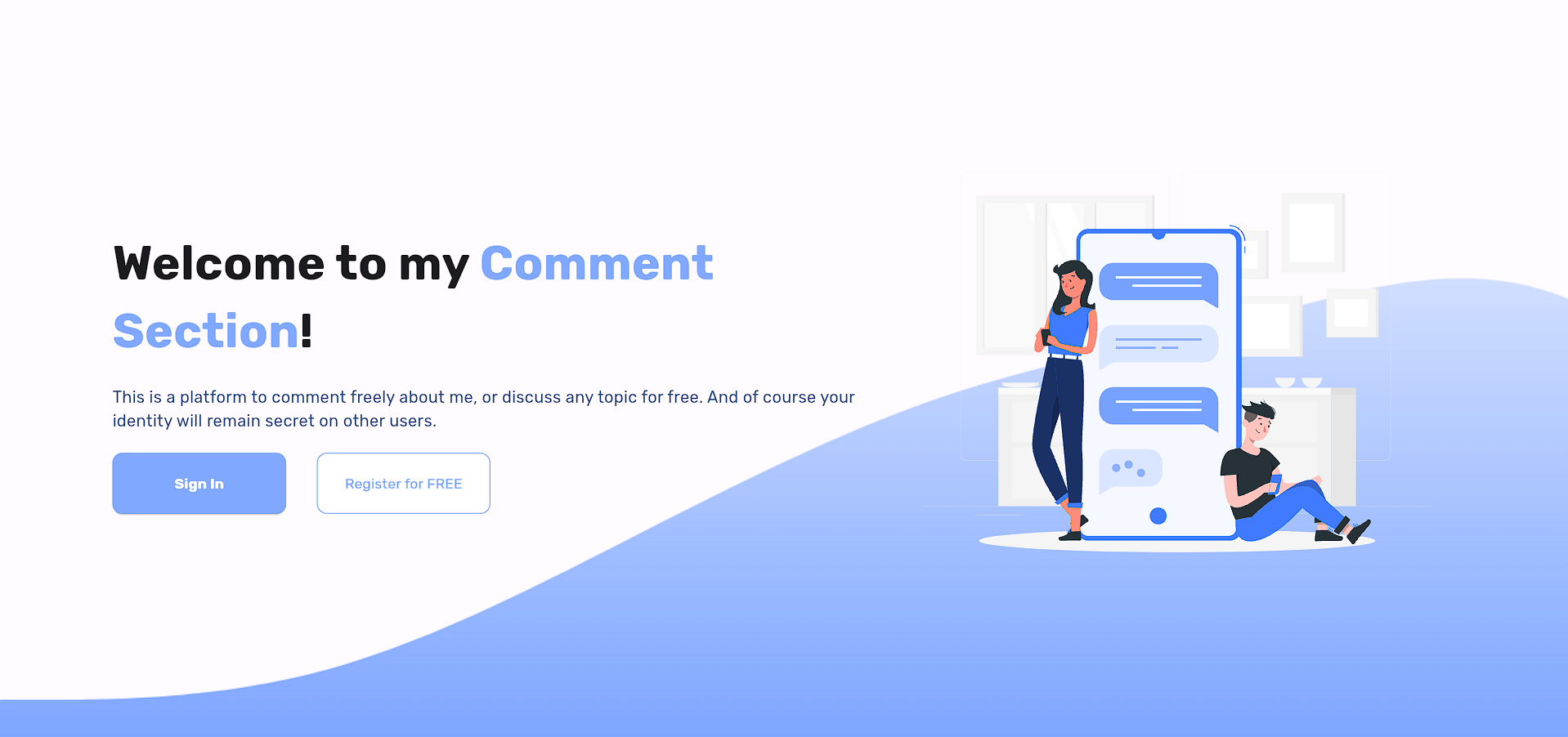 Comment Section Web